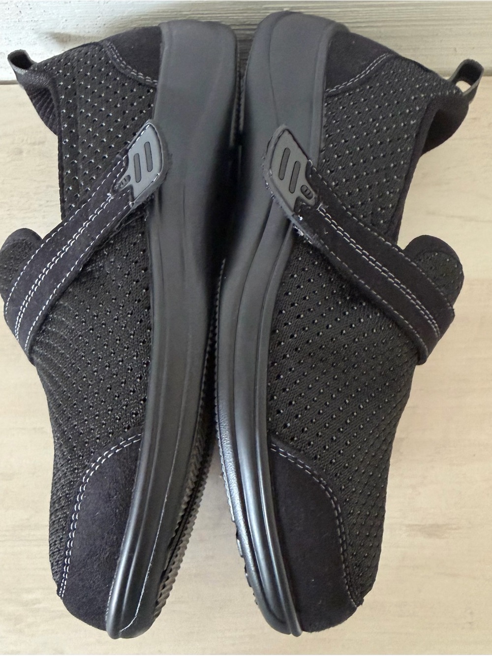 Orthofeet Ortho Feet Women's Quincy Slip-on Shoes Black Size 7.5 Extra Wide NEW - Picture 5 of 9